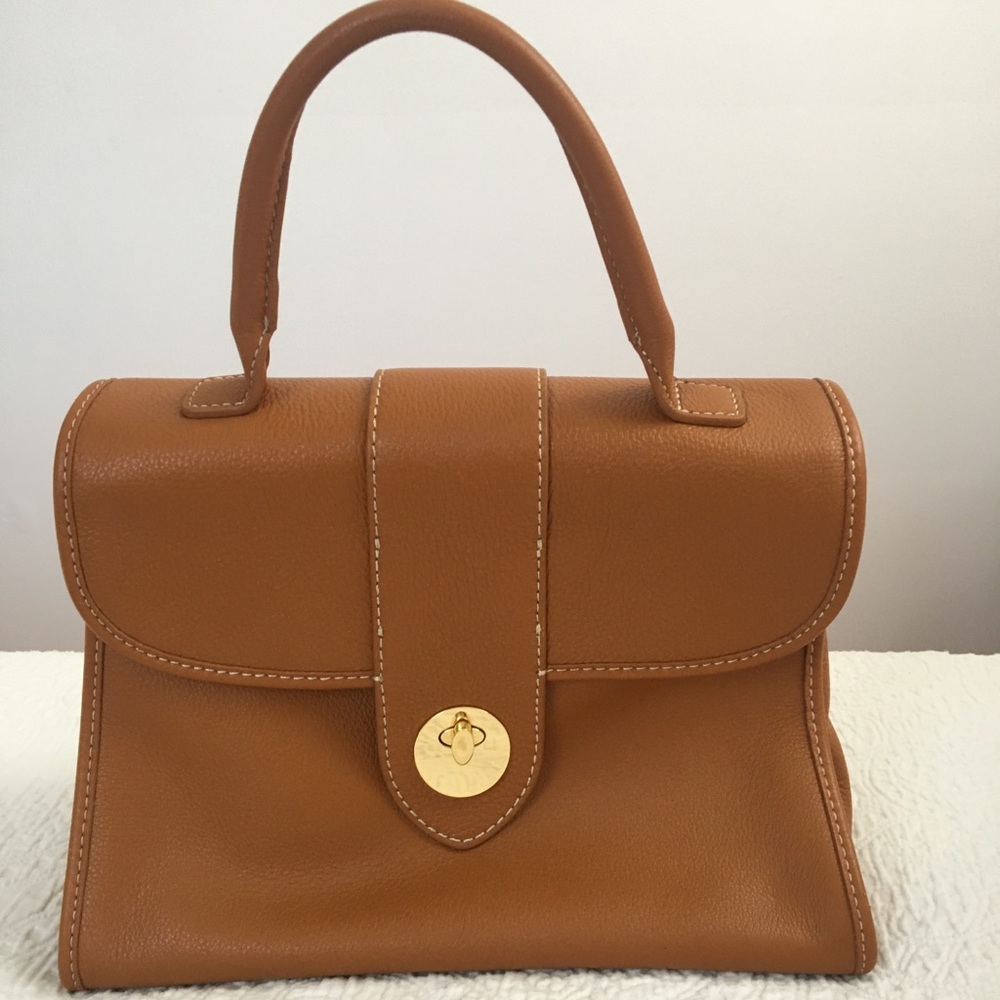 Talbots leather satchel